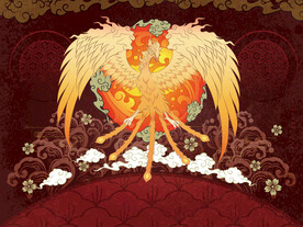 火凤凰 国潮风装饰画