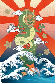 中国龙 中国风装饰画