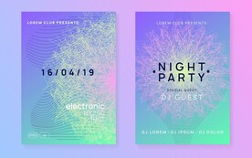 霓虹灯海报背景