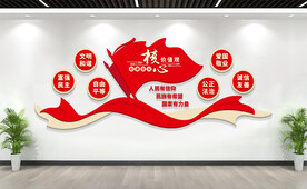 社会主义核心价值观文化墙