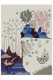 敦煌莫高窟285窟壁画垂柳修竹