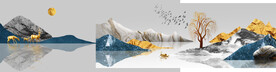 装饰画 山水风景画