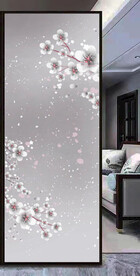 高清分层透明底玄关打印图