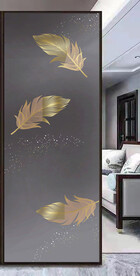 高清分层透明底玄关打印图