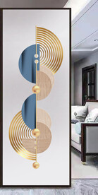 高清分层透明底玄关打印图