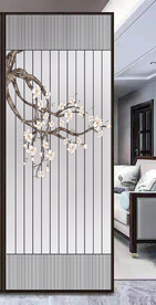 高清分层透明底玄关打印图