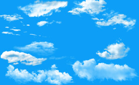 蓝天白云