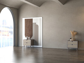 现代极简卧室场景空景