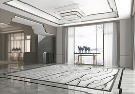 新中式客厅场景