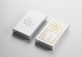 简约高端名片样机