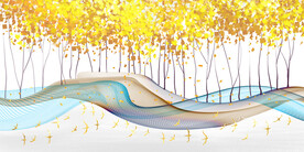 装饰画 晶瓷画 鸟群