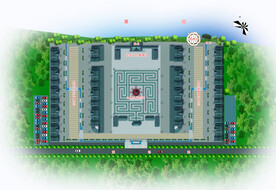 黄河灯阵平面图