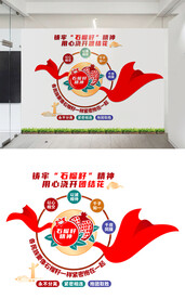 民族团结石榴籽精神文化墙设计