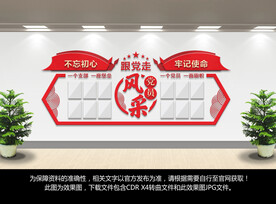 党员风采文化墙