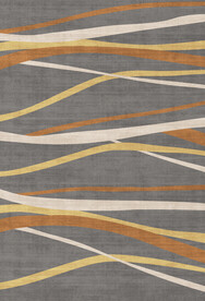 简约几何线条地毯地垫图案设计