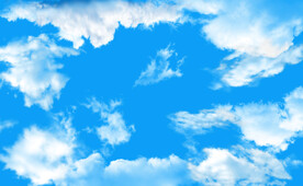 蓝天白云