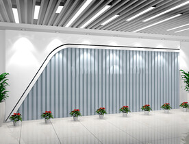 企业logo文化墙效果图