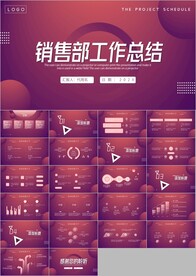 销售部年终总结工作计划PPT