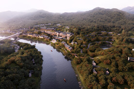 古镇度假酒店鸟瞰图