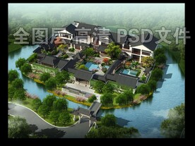 古建园林景观航拍鸟瞰