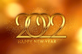 金色创意新年海报