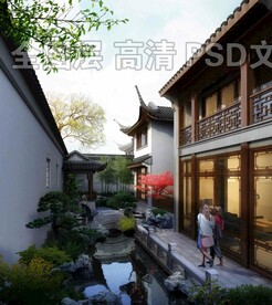 古建庭院园林