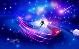 蓝色星空软膜天花