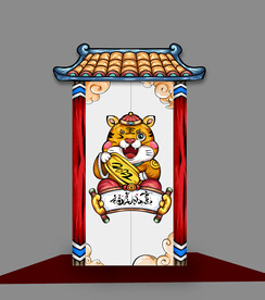 开门红电梯包门