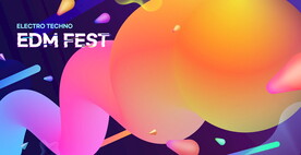 科技壮观背景展板