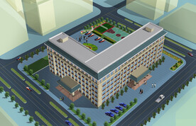 综合办公楼绿化