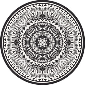 欧式花纹地毯地垫图案设计