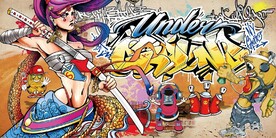 欧美风美女英文街头涂鸦背景墙