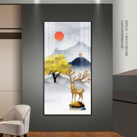 意境山水装饰画客厅卧室玄关挂画