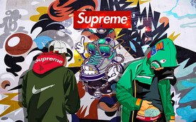 潮流嘻哈背景墙