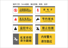 警示提示牌