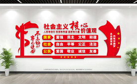 社会主义核心价值观文化墙