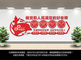 四有好老师文化墙