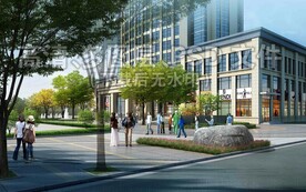 商业街建筑广场