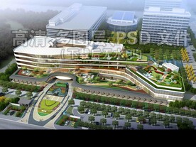 商场建筑航拍鸟瞰