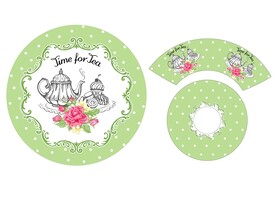 陶瓷花纸设计杯蝶10寸盘