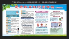 冬季健康教育知识宣传栏