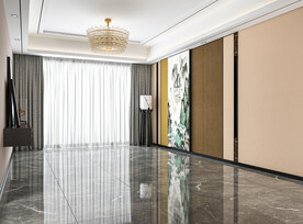 新中式客厅场景空景