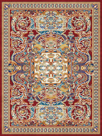 欧式波斯红地毯