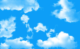 蓝天白云