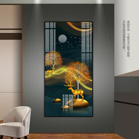 现代抽象玄关装饰画客厅卧室挂画