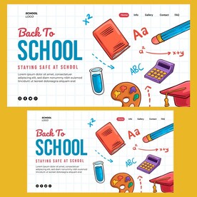 早教培训学校卡片海报