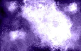 紫色抽象水彩画