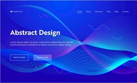 蓝色科技抽象背景