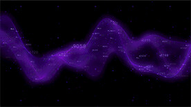 紫色可视化未大数据信息图