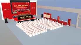 汽车4s店开业仪式现场su模型